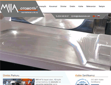 Tablet Screenshot of millaotomotiv.com